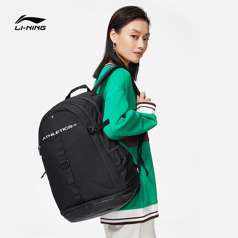 LI NING BACKPACK Túi nam 2022 SERIES LIFE thể thao mới Backpack School School Túi thể thao