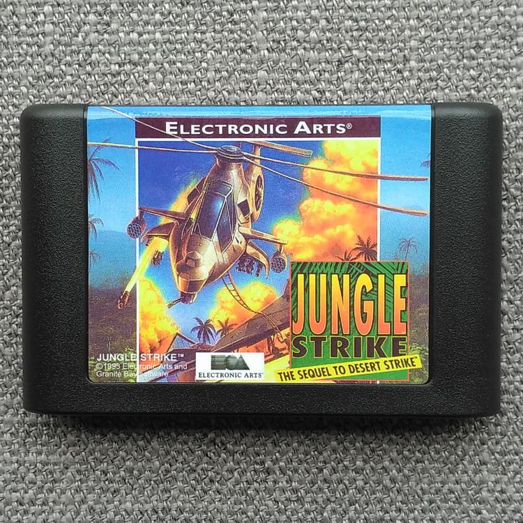 Thẻ Sega MD "Jungle Attack" Sê-ri II GENESIS Jungle Strike