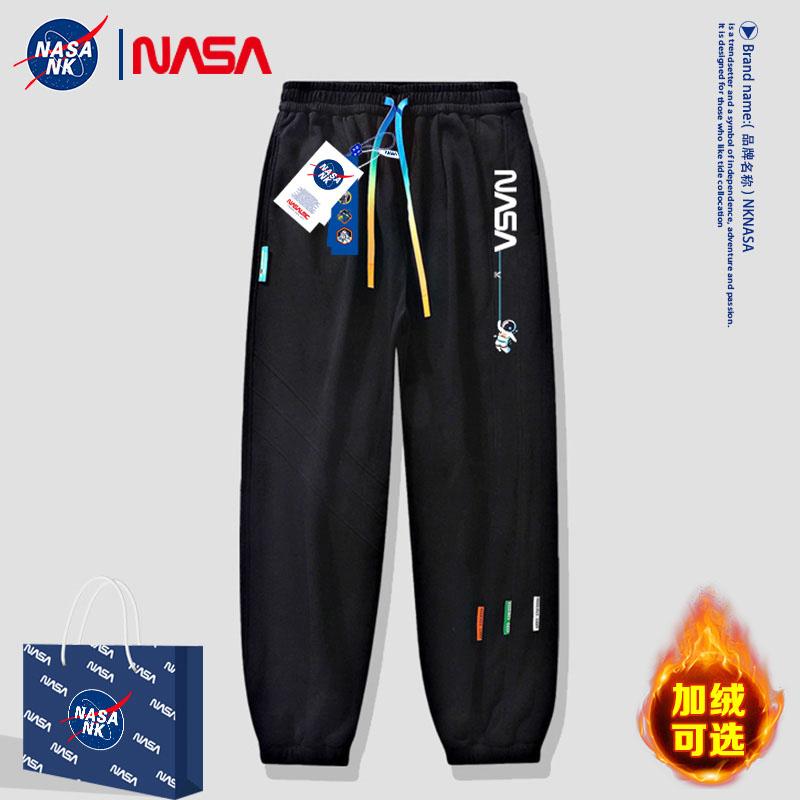 NASA đồng thương hiệu quần âu nam mùa thu đông quần thể thao hợp thời trang thương hiệu xuân thu new plus nhung quần thể thao dày dặn