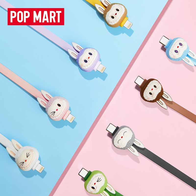 POPMART Bubble Mart LABUBU Cáp dữ liệu ngọt ngào Retro Cáp sạc Apple TYPE-C dễ thương