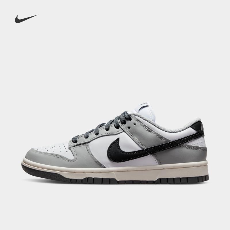 Giày thể thao nữ Nike DUNK LOW chính thức giày thể thao retro cổ thấp mùa xuân phối màu xám DD1503