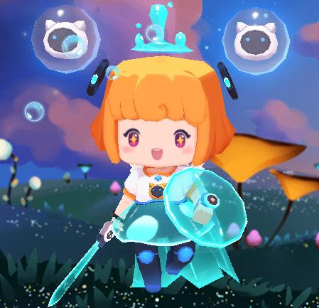 Game mini world skin trang phục công chúa cụm sao Polly, Xiao Ai và nữ hoàng nhạc điện tử Sasha được kích hoạt vĩnh viễn