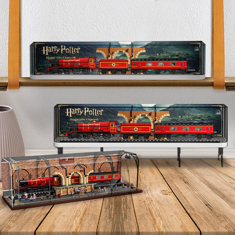 Thích hợp cho Lego 76405 Harry Potter Hogwarts Express Building Blocks HD Acrylic Hộp trưng bày chống bụi