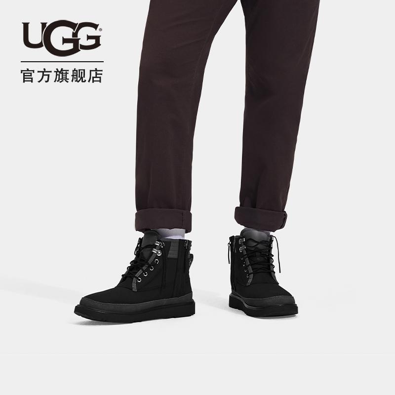 UGG2022 mùa thu đông mới giày bốt cổ điển nam phẳng thoải mái buộc dây thể thao thường ngày chống thấm nước 1130729