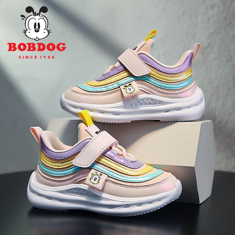 Giày trẻ em của Babu Dou Girl Girl 2022 Mới mùa thu và mùa đông Skin Faterproof Girl Girl Shoes Sports Boys