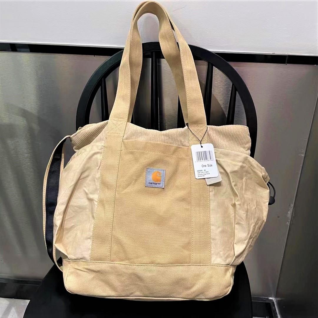 CARHARTT WIP MEDLEY thương hiệu hợp thời trang Carhart một vai Túi Messenger túi tote vải nhung cho nữ phương pháp nhiều mặt sau