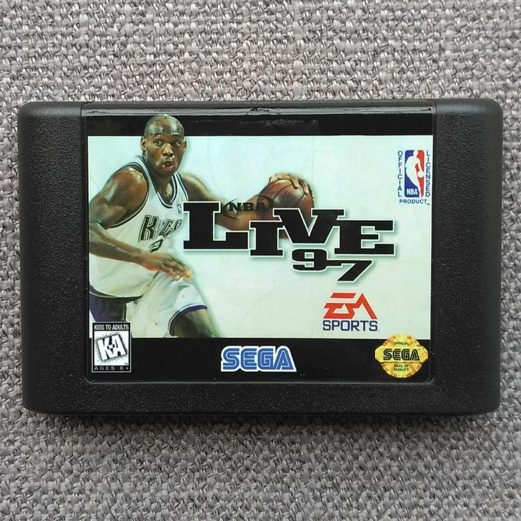 Thẻ Sega MD "NBA LIVE 97" GENESIS NBA LIVE 97