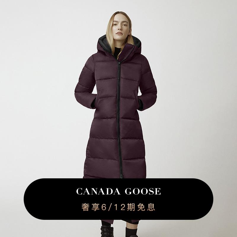 CANADA GOOSE Canada Goose Mystique áo parka sa tanh cao cấp nhãn đen 3035WB1