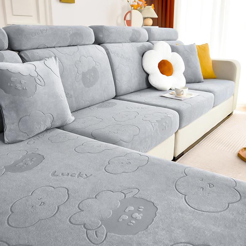 Ghế Sofa Co Giãn Bao Gồm Tất Cả Đa Năng Chống Trơn Trượt Sofa Tựa Lưng Vải Sofa Đệm Đệm Bốn Mùa Đa Năng