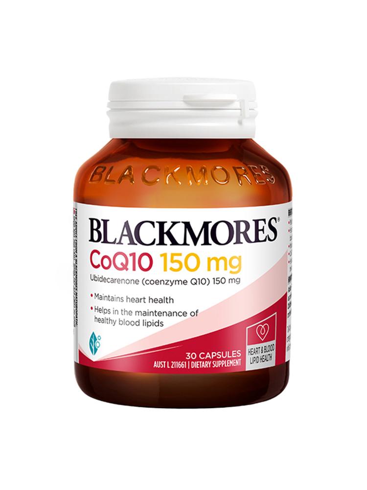 Viên nang mềm BLACKMORES coenzyme Q10 của Úc Jiabao bảo vệ tim mạch sản phẩm chăm sóc sức khỏe q10 150mg30 viên