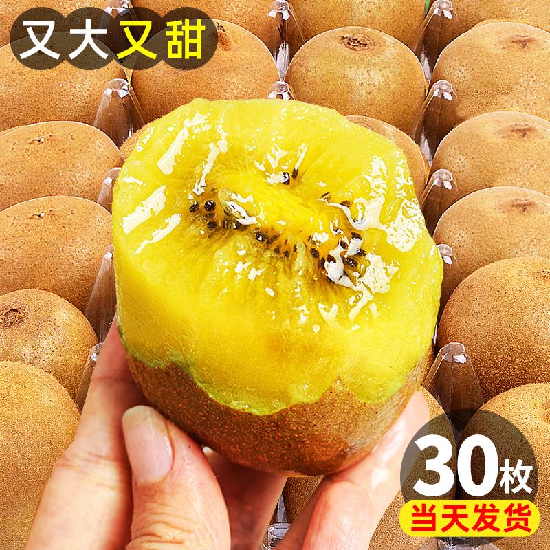 Trái kiwi trái tim vàng Tứ Xuyên trái kiwi tươi nên theo mùa trái cây bà bầu trái cây nguyên hộp trái lớn trái kiwi vàng 5 cân