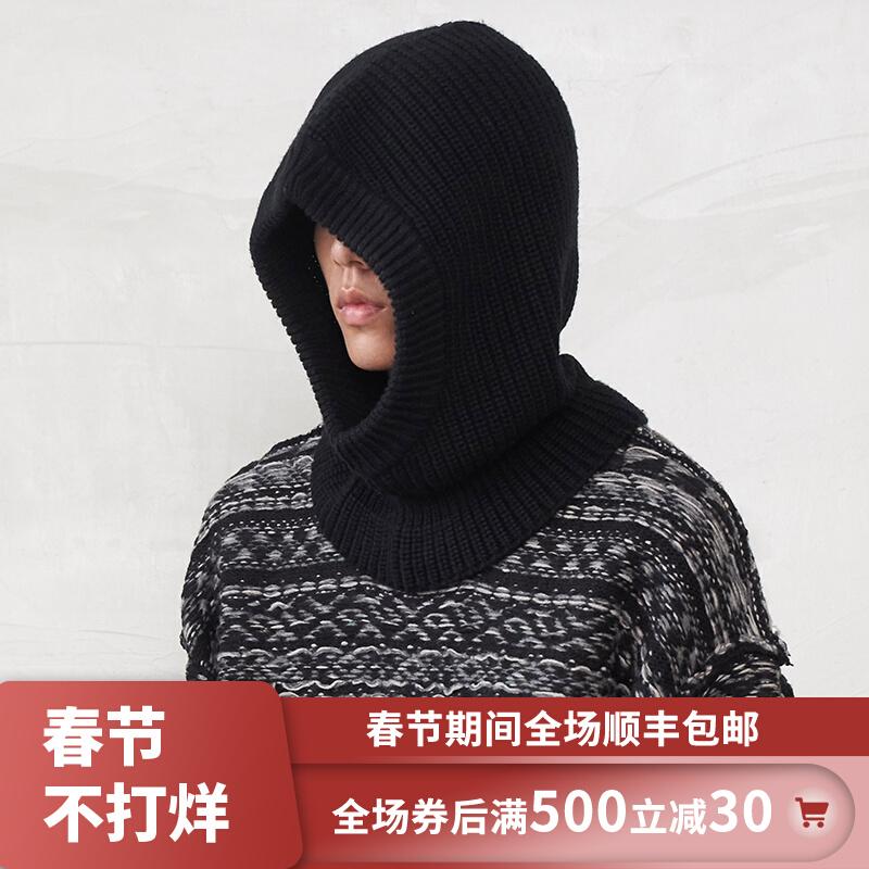 PURESQUARE 22FW WOOL BALACLAVA Balaclava dệt kim pha len