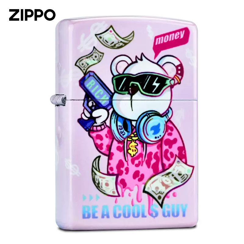 Bật lửa zippo chính hãng zoop rich bear chính hãng chính hãng kho báu quà tặng ngày lễ tình nhân cho bạn trai