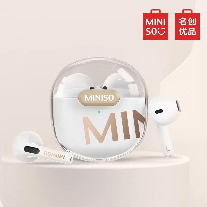 Tai nghe Bluetooth MINISO M-01 Loại bỏ tiếng ồn không dây thực sự Hai bên tai Trò chơi âm nhạc Thể thao Bé trai và bé gái