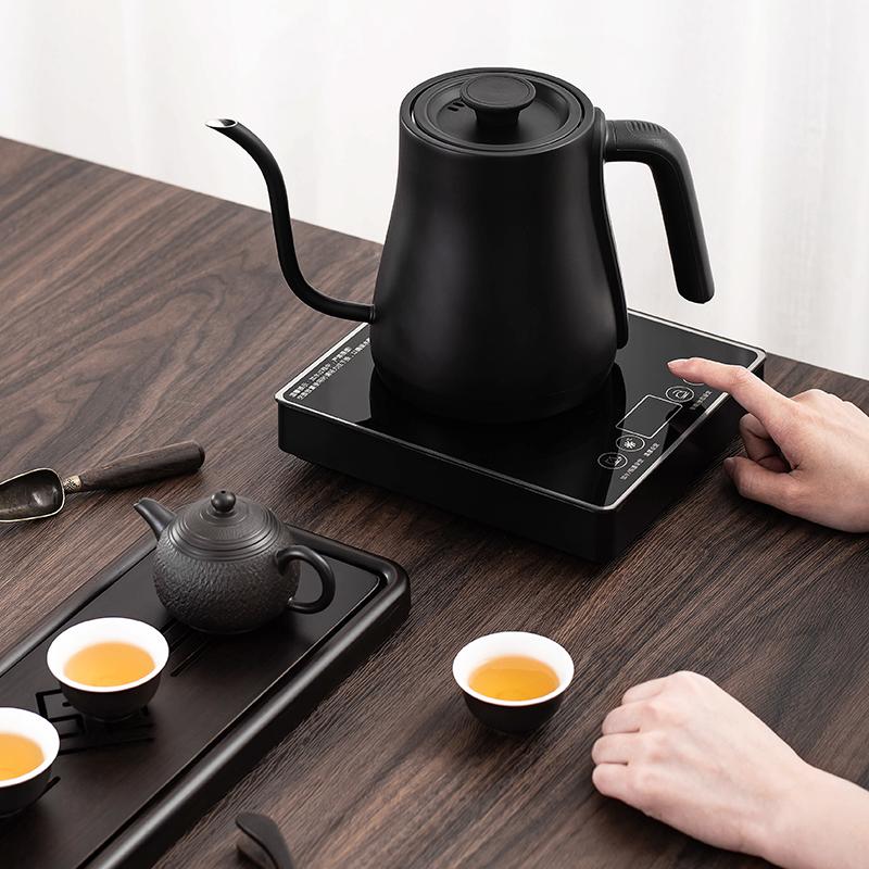 Toàn bộ tự động dưới cùng ấm trên cùng ấm bong bóng miệng tựa Teapot tự làm ấm đun nước bằng thép không đổi nhiệt độ kung fu tea nung