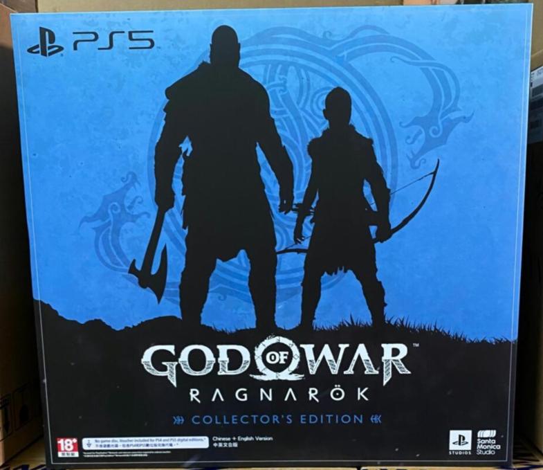 Trò chơi Sony PS5 God of War 5 Ragnarok Deluxe Limited Collector's Edition Phiên bản Hồng Kông Trung Quốc Hồng Kông Direct Mail Spot