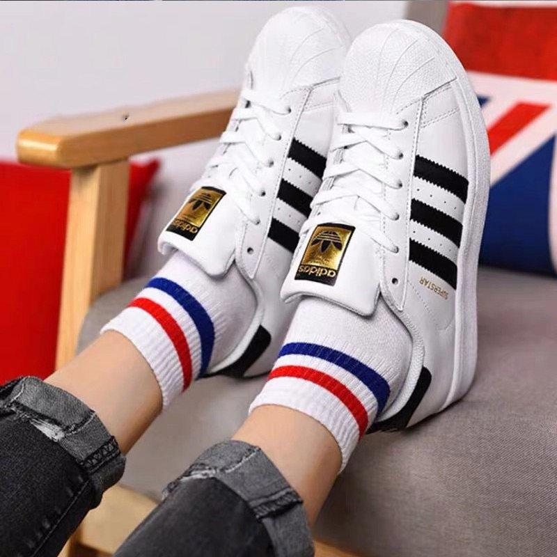 Adidas Golden Label Shell Shell Giày nữ 2022 Mùa đông Giày giày thông thường mới Giày thể thao Triple -Laf cỏ Giày nhỏ màu trắng