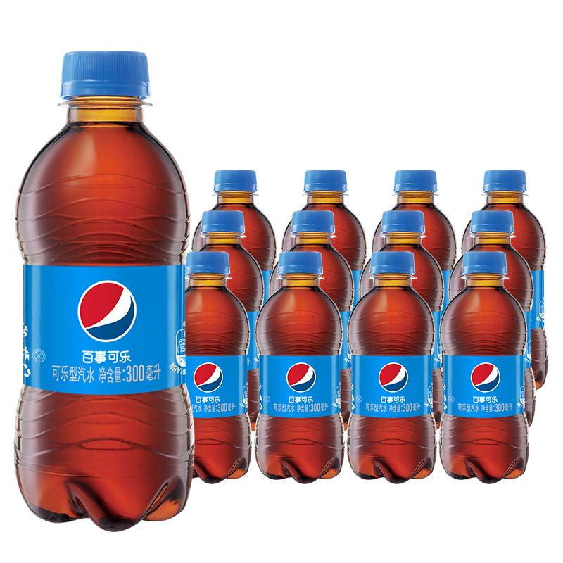 Pepsi Original Flavour 300ml*6 Chai Mini Soda Nước Có Ga Uống Chai Nhỏ Coke Soda