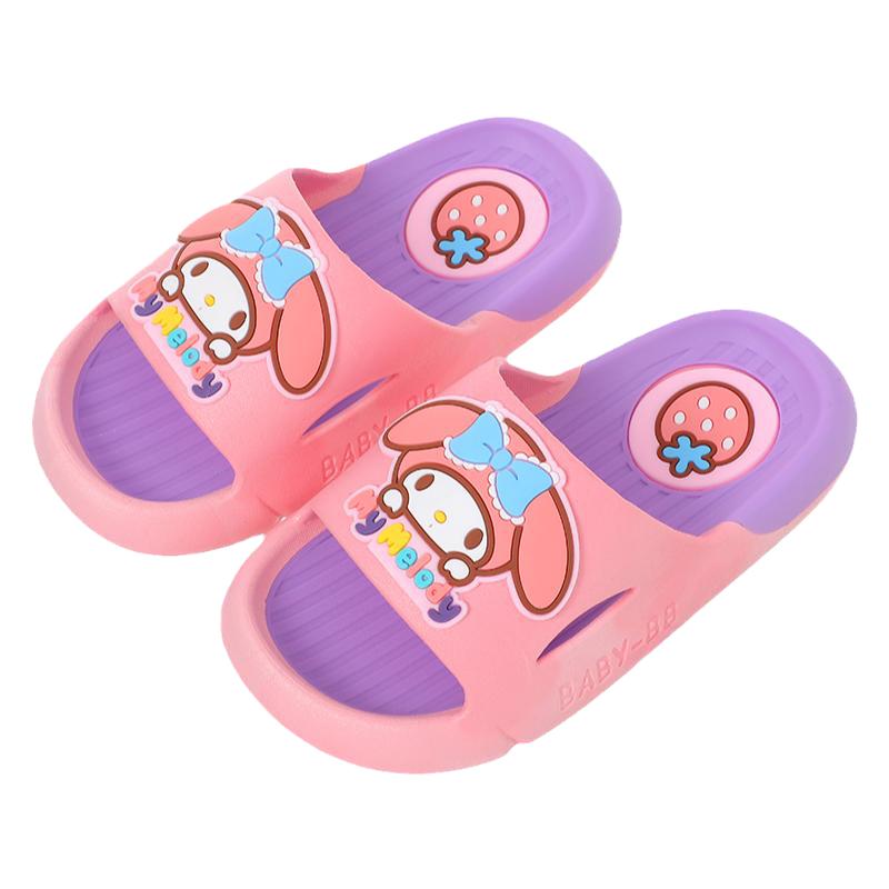 Sanrio Chính Hãng Dép Trẻ Em Bé Gái Mùa Hè Tắm Trong Nhà Mềm Đế Dép Chống Trơn Trượt Cha Mẹ-Con Dép Dễ Thương