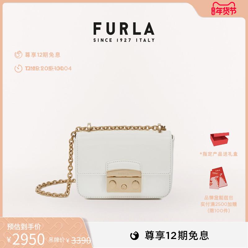 [Quà năm mới] Túi messenger mini nữ da bê FURLA Metropolis tinh tế