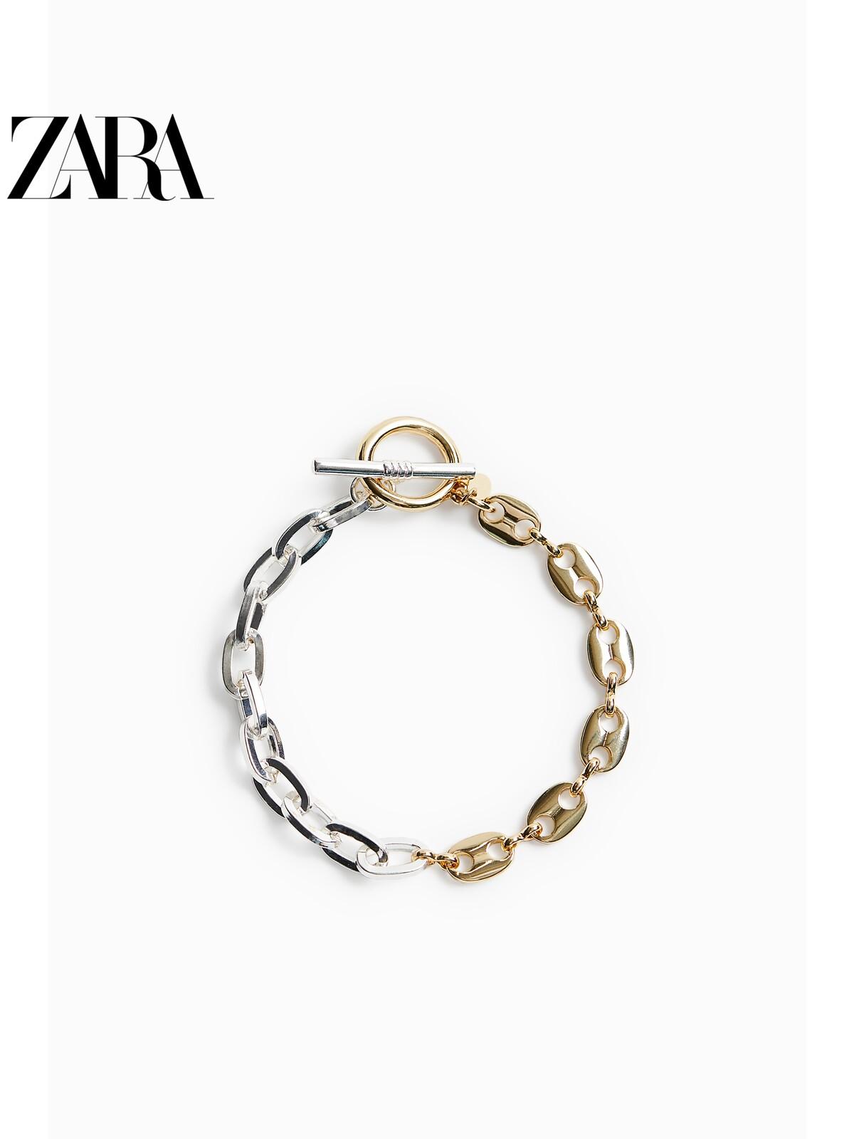 ZARA mùa đông quần áo nam mới phối màu chuỗi vòng tay 8435402 881