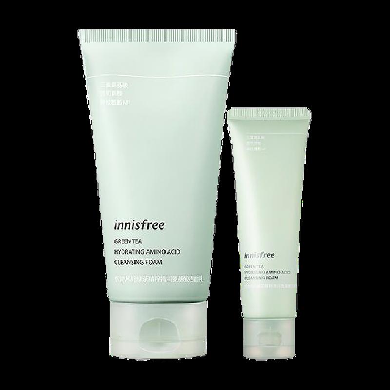 innisfree/Sữa Rửa Mặt Innisfree Dành Cho Nam Và Nữ Trà Xanh Dưỡng Ẩm Axit Amin Sữa Rửa Mặt 150Ml + 50Ml