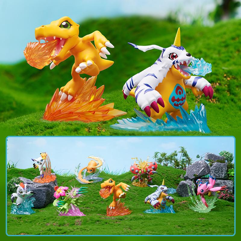 Chính Hãng Digimon Phiêu Lưu Kỹ Năng Diễn Xuất Võ Thuật Bé Trai Tặng Anime Ngoại Vi Mù Hộp Mô Hình Trang Trí