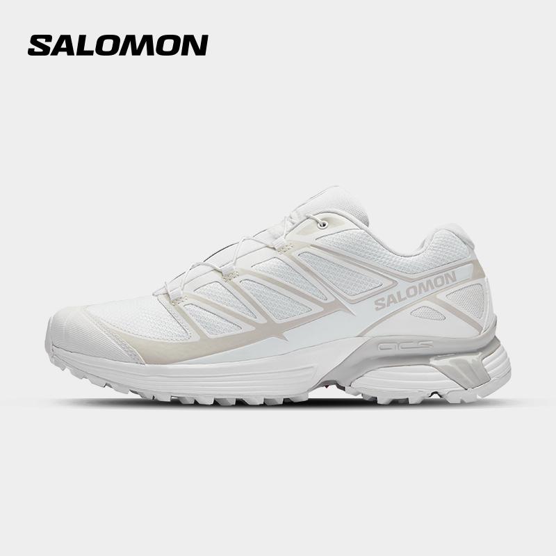 Salomon Salomon Cặp Đôi Giày Thể Thao Chạy Bộ Ngoài Trời Xuyên Quốc Gia Hợp Thời Trang Kaki Trắng XT-PATHWAY