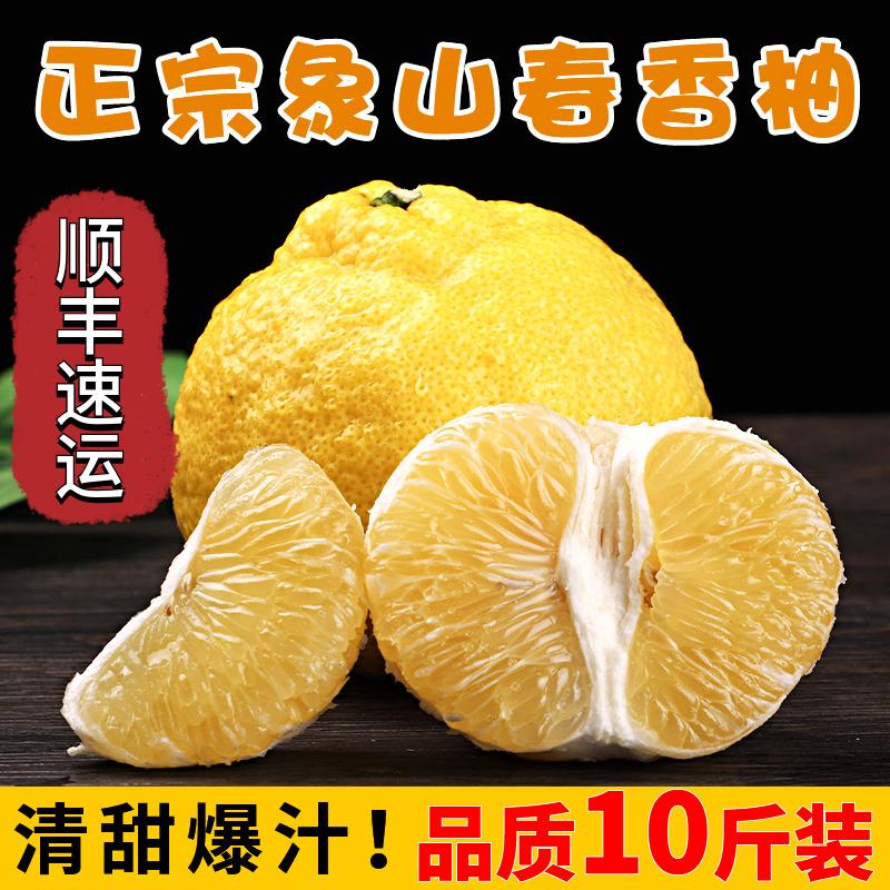 [Citrus Xiangshan Authentic] Mùa xuân chính xác pomelo Nhỏ bưởi vàng Tribute pomelo 10 pound pomelo ngọt ngào pomelo ngọt ngào và chua ngọt