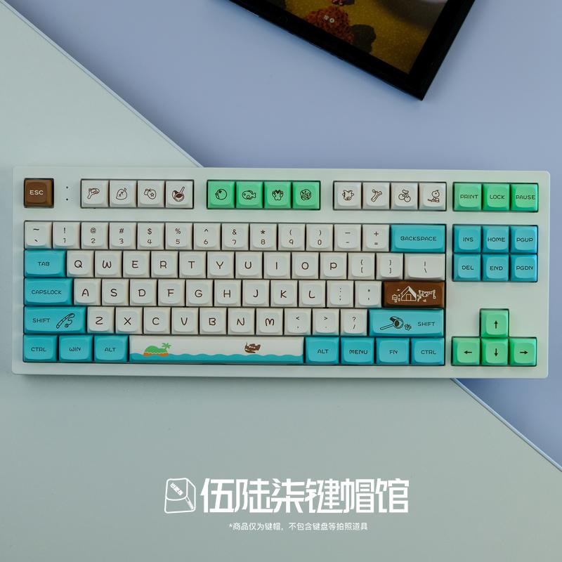 Ký ức tuổi thơ động vật rừng keycap trẻ thơ chiều cao PBT phù hợp với bàn phím cơ 104/68/87/98