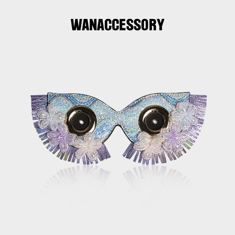 WANACCESSORY Wankou 2022 mùa thu đông mới mặt cú thay túi phụ kiện mặt nạ mắt thiết kế nguyên bản