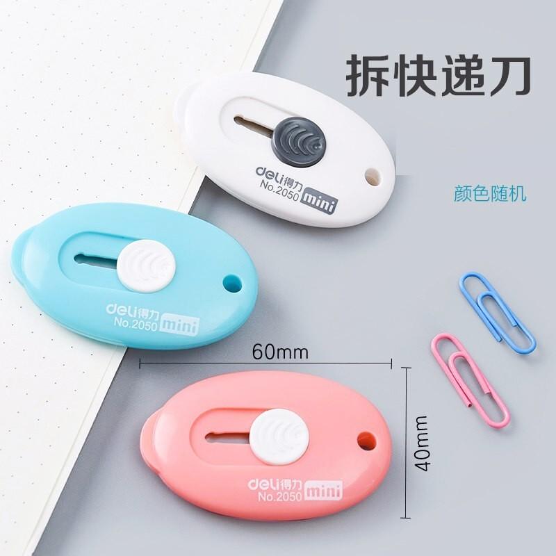 Văn phòng phẩm Deli Con dao nghệ thuật Mini Color Unpacking Express Parcel Knife Pocket Dao tốc hành di động Dụng cụ mở hộp Dụng cụ mở hộp Dao móc khóa Dao giấy Nhà sách Phoenix Xinhua Cửa hàng Flagship Trang web chính thức