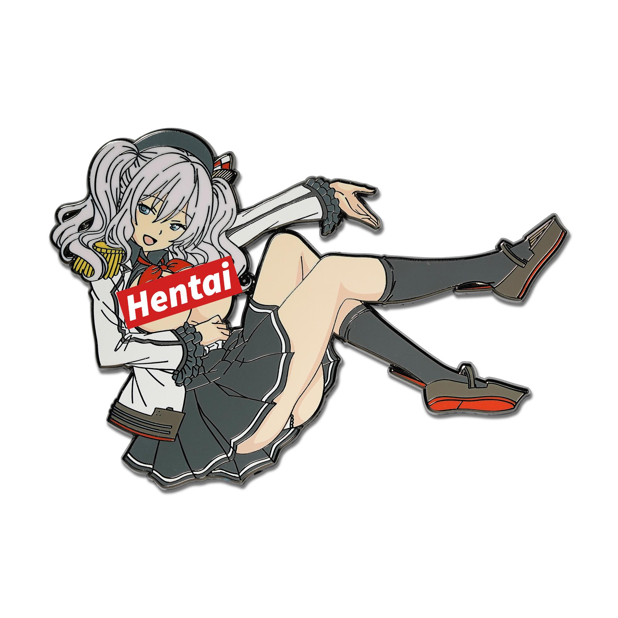 TOPUNK Kantai Collection Ship Girl Kashima Kashima Limited Kim Loại Huy Hiệu PIN