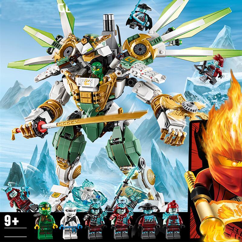 LEGO Phantom Ninja Series 2022 Sản Phẩm Mới Đồ Chơi Lắp Ráp Lloyd Zan Titan Mech Khối Xây Dựng Đồ Chơi Bé Trai