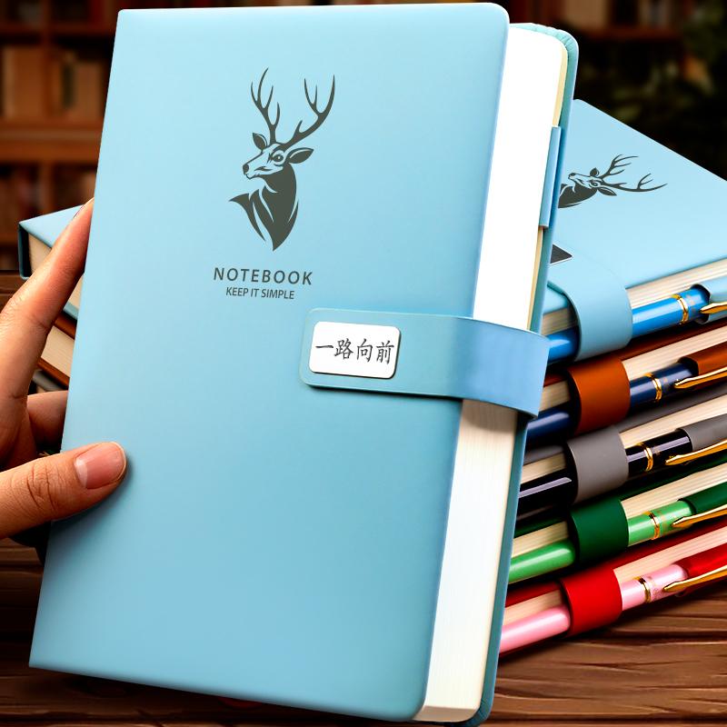 Notebook 2024 mới siêu dày notepad đi làm, văn phòng công ty, biên bản họp, in logo tùy chỉnh, da mềm, nhật ký A5 dày đơn giản cao cấp dành cho sinh viên đại học, bán buôn