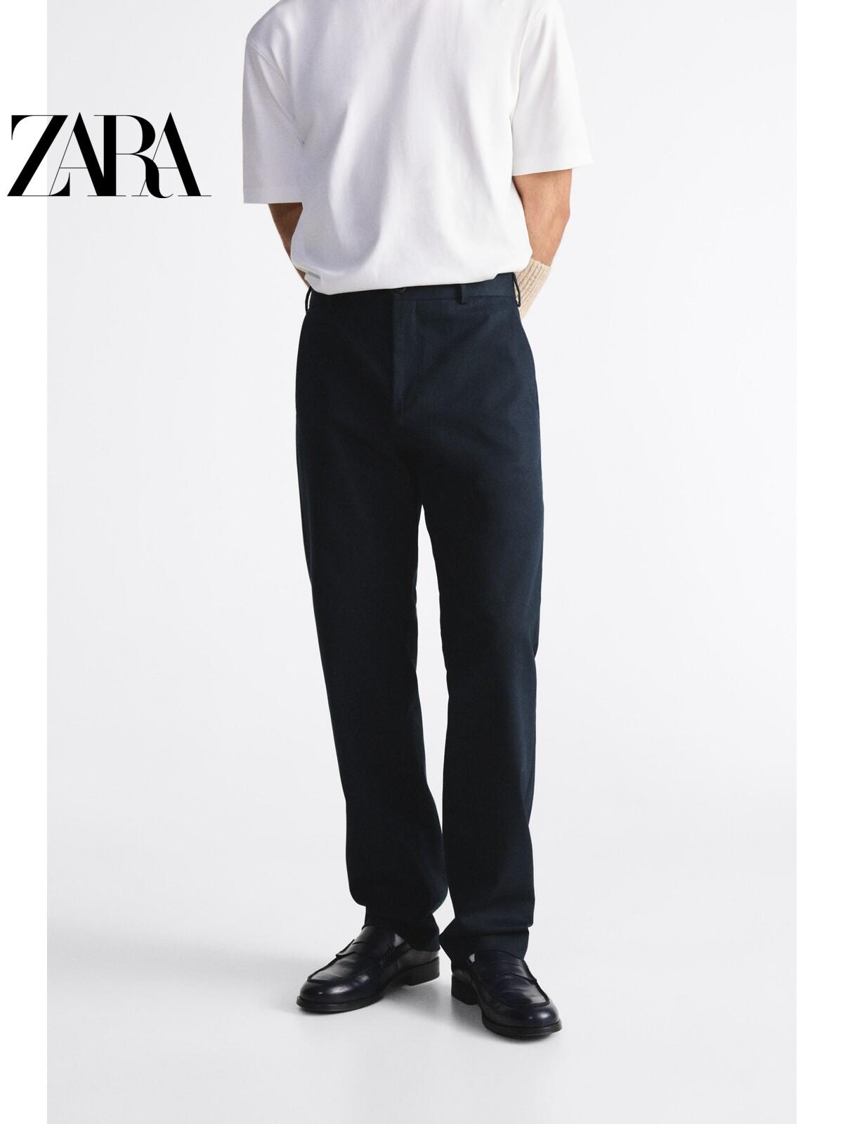 Quần âu thẳng nam mùa xuân mới của ZARA 4108166 401