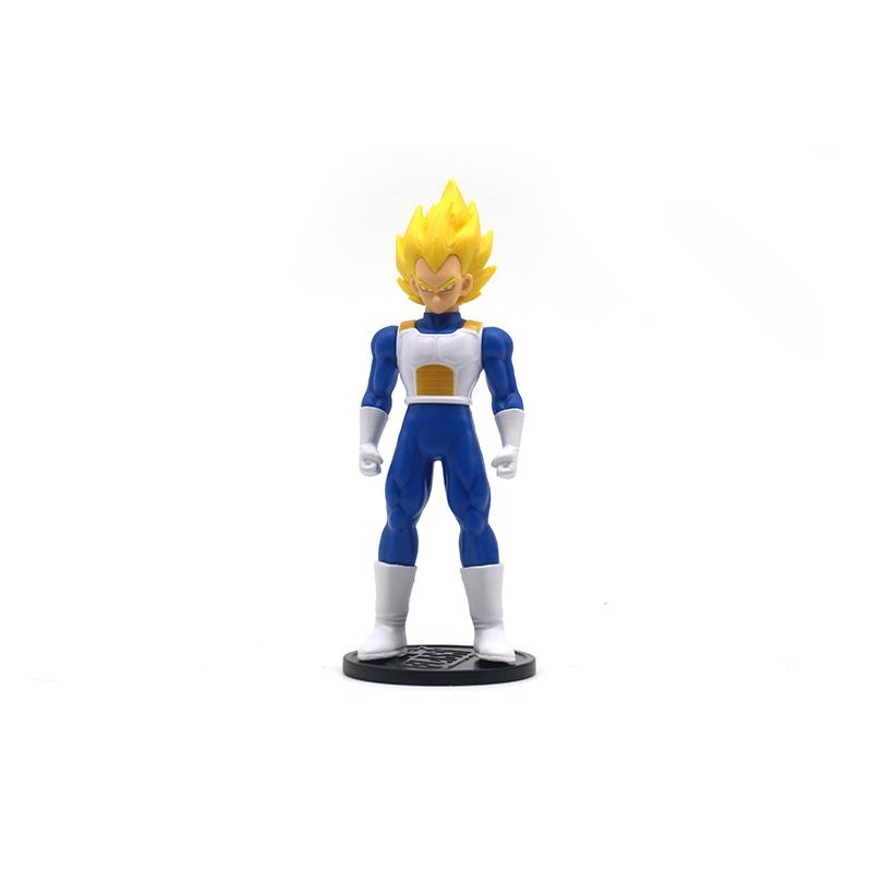 Bandai Dragon Ball Shaped Doll Series Super Saiyan Vegeta Mô hình búp bê có thể di chuyển