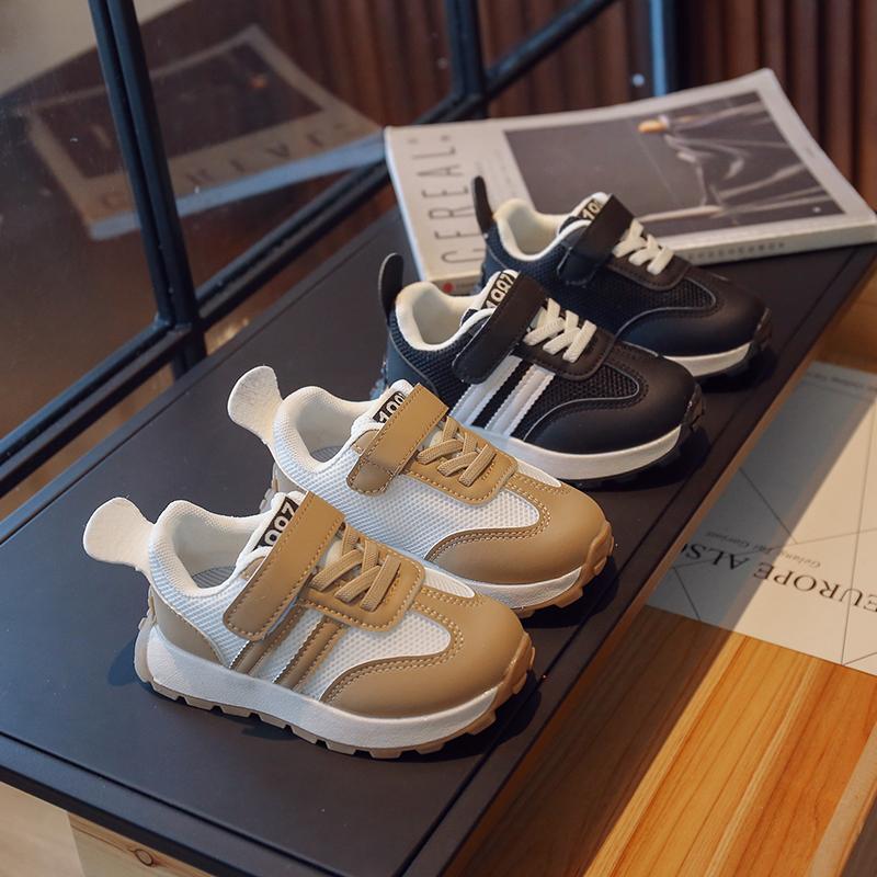 2023 Mới Giày Sneaker Nữ Velcro Phiên Bản Hàn Quốc Trẻ Em Giày Thường Bé Trai Lưới Thoáng Khí Giày Forrest Gump