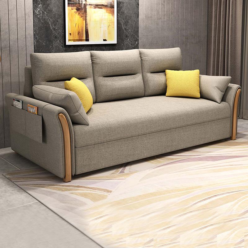 Zuomu công nghệ sofa vải giường gấp sofa đa năng nhà căn hộ nhỏ sofa vải có thể thu vào giường đa năng