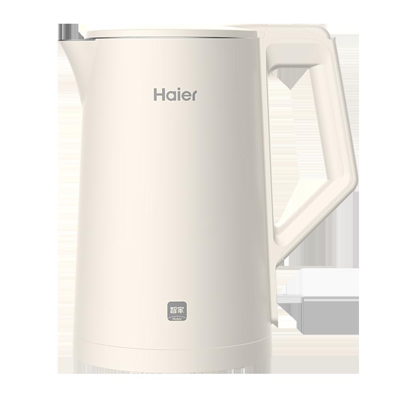 Haier/Haier hộ gia đình 1.7L ấm đun nước điện hai lớp cách nhiệt bằng thép không gỉ cấp thực phẩm K1-DP02M dung tích lớn