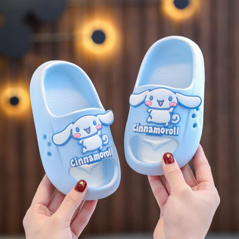 Dép Trẻ Em Sanrio Mùa Hè Mới Nữ Phòng Tắm Nhà Tắm Chống Trơn Trượt Trong Nhà Và Ngoài Trời Dép Bé Gái