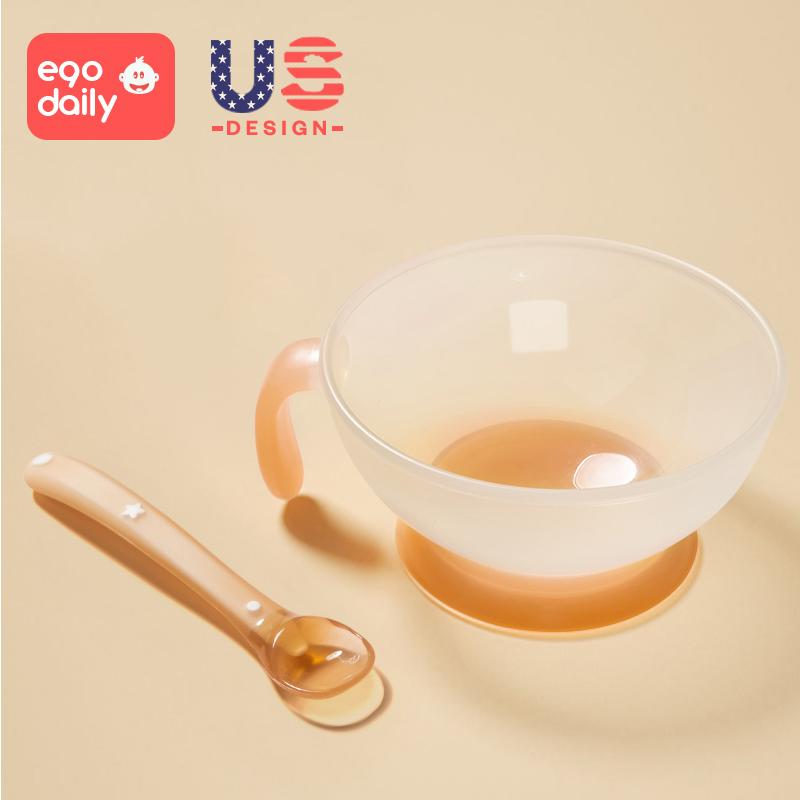 Bát ăn bổ sung cho bé, Bát ăn bổ sung bột ngũ cốc cho bé sơ sinh, Bộ thìa nhỏ silicone, Nước ăn cho bé sơ sinh, Đặc biệt dành cho bé