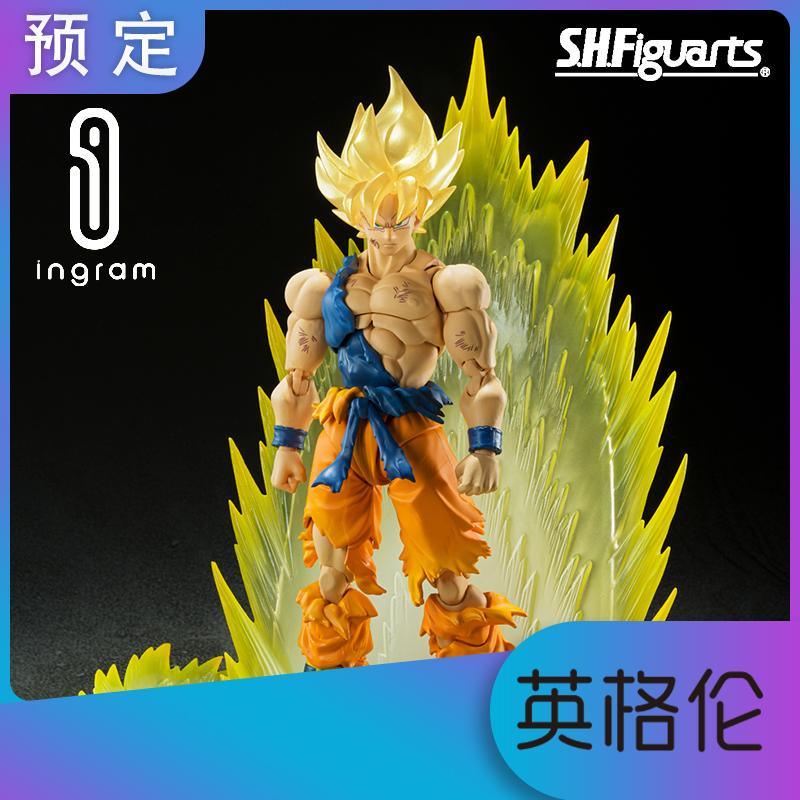 Trên Bandai SHF Dragon Ball Dragon Ball Z Super Saiyan Battle Damage Monkey King TN15th Anniversary Limited