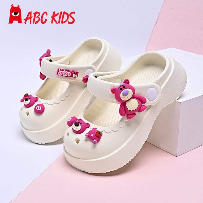 Trẻ Em Có Lỗ Giày Bé Gái Mùa Hè Dép Bé Gái Giày Sandal Công Chúa Mới Chống Trơn Trượt Mary Jane Nhà Tắm Cho Bé