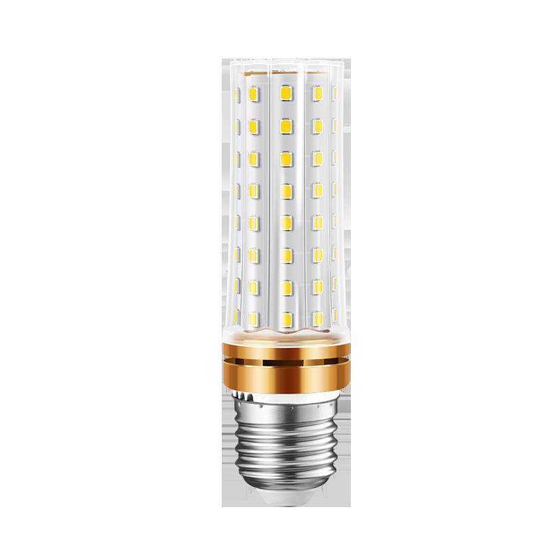 Bóng đèn LED hộ gia đình E14 miệng vít nhỏ E27 đèn ngô tiết kiệm năng lượng chiếu sáng đèn chùm siêu sáng nguồn sáng ba màu ánh sáng ánh sáng trắng