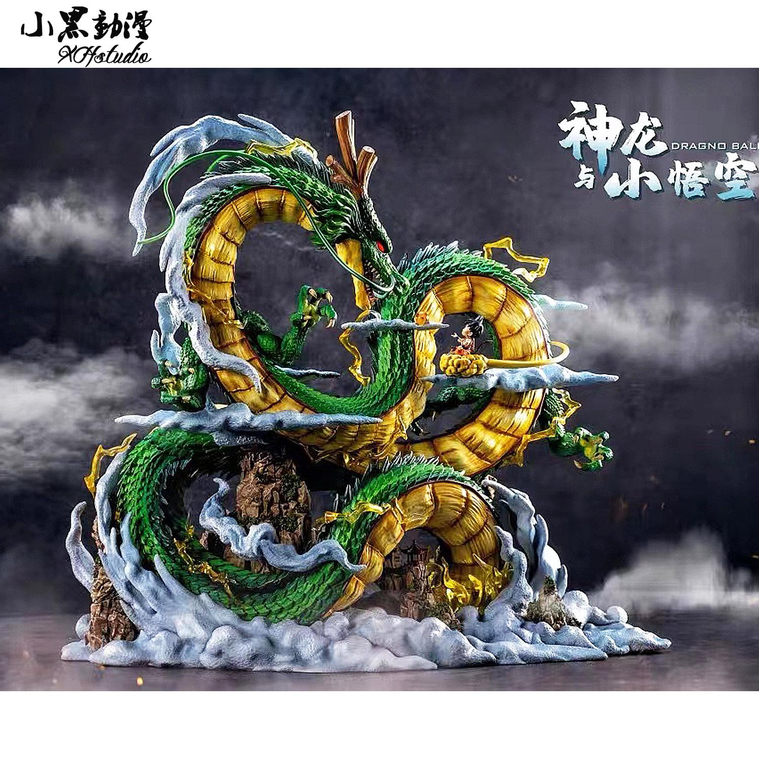 Anime Dragon Ball GK Shenlong và Tiểu Ngộ Không tượng quá khổ mô hình cảnh mô hình trang trí quà tặng sinh nhật bạn trai