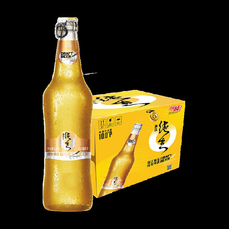 Bia Zhujiang 10% Bia tươi nguyên chất cao cấp Zhujiang 528ml * 12 chai bia nội địa đựng trong chai thủy tinh