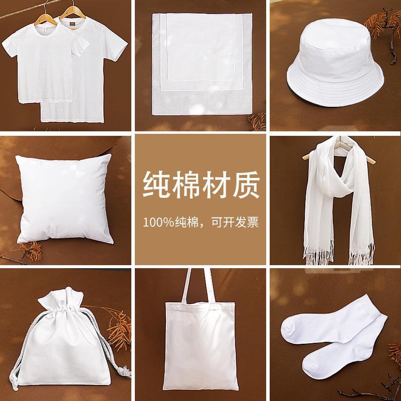 Vải trắng nhuộm màu, khăn vuông cotton nguyên chất, khăn tay, áo phông, khăn quàng cổ, túi vải, mũ cotton, gối, chất liệu batik tự làm