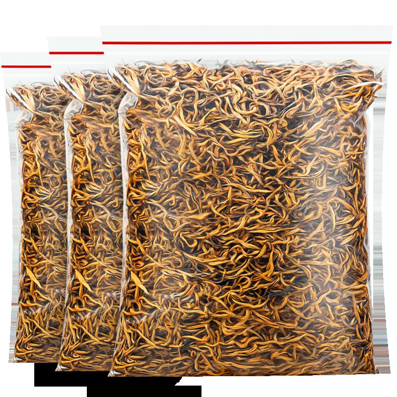 1.5kg 2023 trà mới Trà đen Vân Nam hương vị đặc biệt mạnh mẽ Vân Nam Fengqing trà cây cổ thụ 750g Chang Xiangyi