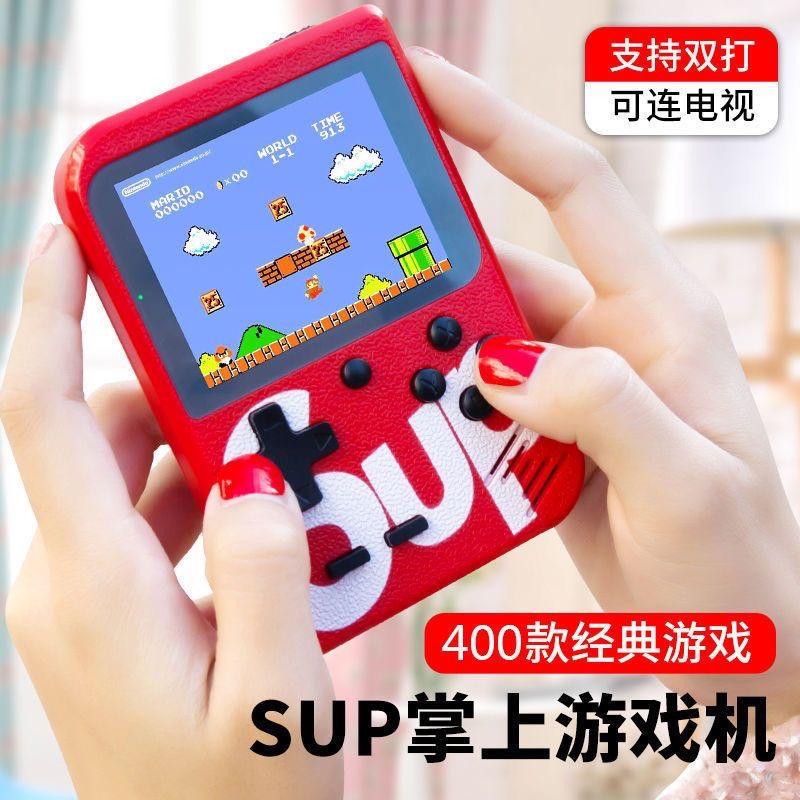 [Douyin cùng phong cách] Máy chơi game cầm tay sạc đôi Máy chơi game 400 loại trò chơi mới cổ điển hoài cổ SUP